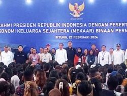 Didampingi Gubernur Olly dan Walikota Maurits, Presiden Jokowi Temui Ribuan Nasabah Program Mekaar di Bitung