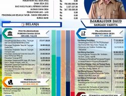 Transparansi Infografis APBDes Desa Vahuta Kecamatan Bintauna Tahun 2024