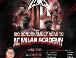 Rio Dondokambey Akan Kirim Tiga Pesepakbola U-16 ke AC Milan, Fabian Kaloh Beri Apresiasi Tinggi