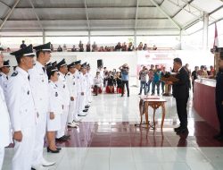 42 Hukum Tua Di Minsel Dikukuhkan Masa Jabatannya Sampai Tahun 2030, Ini Pesan Bupati FDW