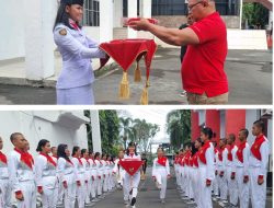 Dijemput Walikota Maurits Mantiri di Jakarta, Duplikat Bendera Pusaka Tiba di Bitung, Dikibarkan 17 Agustus