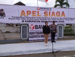 H-2 Kampanye, Bawaslu Minsel Gelar Apel Siaga