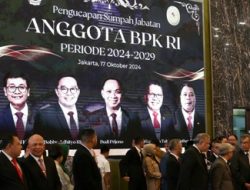 Gubernur Olly Dondokambey Hadiri Pelantikan 5 Anggota BPK RI 2024-2029