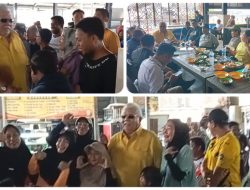 Imba-Ivan Dikerumuni di Kawasan Kuliner Pasar Bersehati, di Depan Petugas Pasar Warga Teriak ‘Imba Walikota’