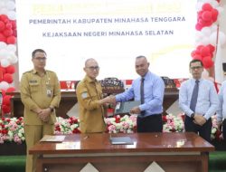 Pemkab Mitra dan Kejari Minsel Tandatangani MoU Berkaitan Bidang Hukum