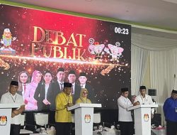 KPU Bolmut Sukses Gelar Debat Terakhir Paslon Bupati dan Wakil Bupati