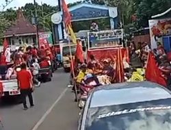 Kampanye Akbar, Massa GN-Win Mulai Penuhi Jalanan Kota Bitung